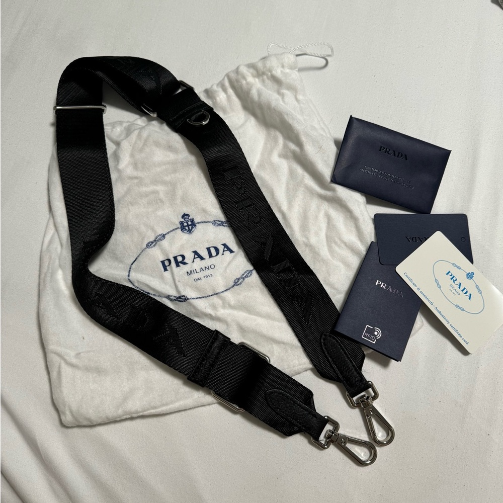 Prada Nylon Black Crossbody Strap
